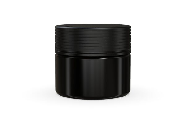 Chubby Gorilla|10oz Black XL Jar W/ Spiral CR Black Cap