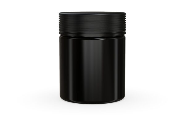 Chubby Gorilla|18.5oz Black XL Jar W/ Spiral CR Black Cap