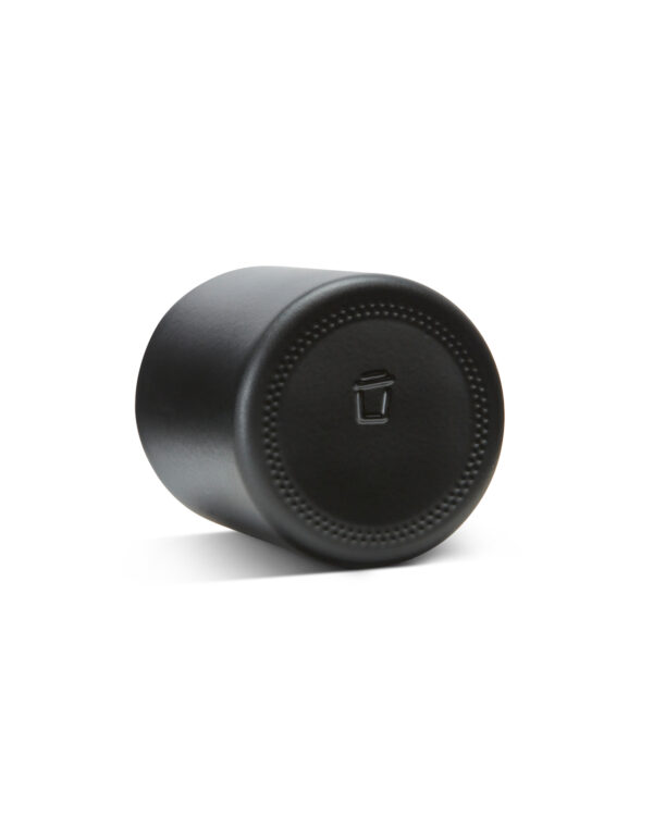 4oz Matte Black Glass Straight Sided Jar - Image 4