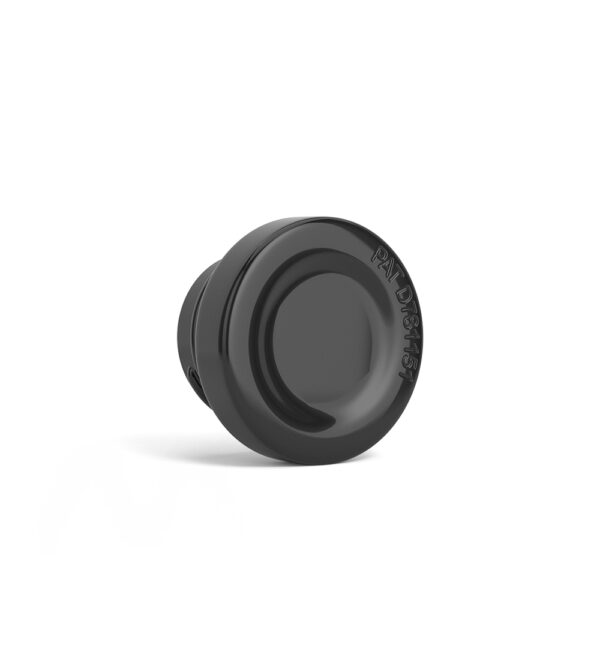 5ML Black Glass Flat Round Concentrate - Image 4